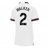 Maglie da calcio Manchester City Kyle Walker #2 Seconda Maglia Femminile 2023-24 Manica Corta